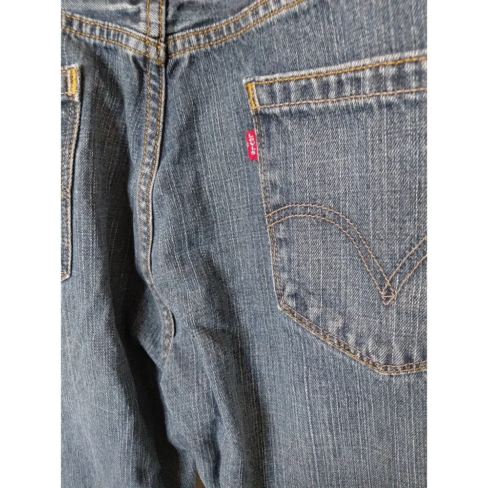 Vintage‎ 00s Levi's 559 Straight Relaxed Wide Leg Blue Jeans Men's Size 36x30